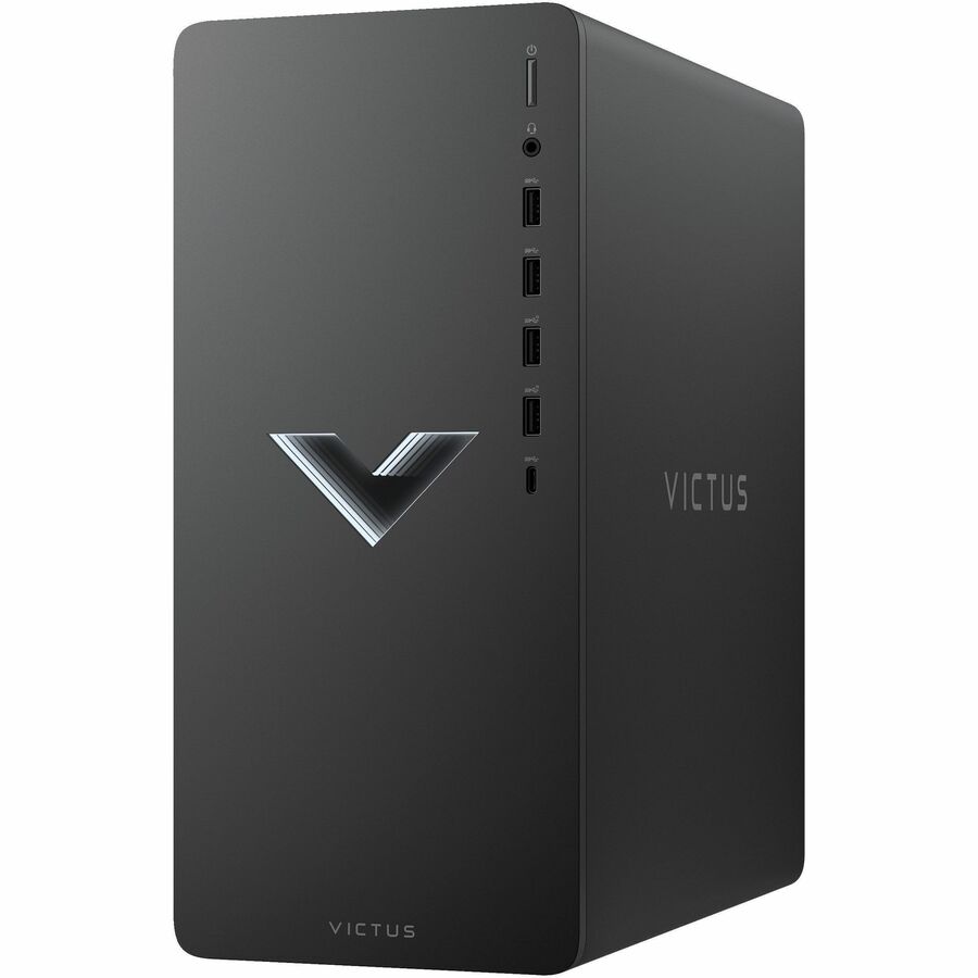 HP Victus TG02-0130 Gaming Desktop Computer - AMD Ryzen 7 5700G Octa-core (8 Core) 3.80 GHz - 16 GB RAM DDR4 SDRAM - 512 GB NVMe M.2 PCI Express SSD - Tower - Mica Silver