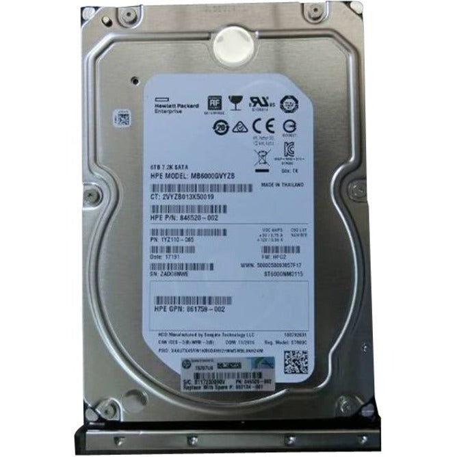 HPE 1 TB Hard Drive - 2.5" Internal - SAS (12Gb/s SAS) 862134-001