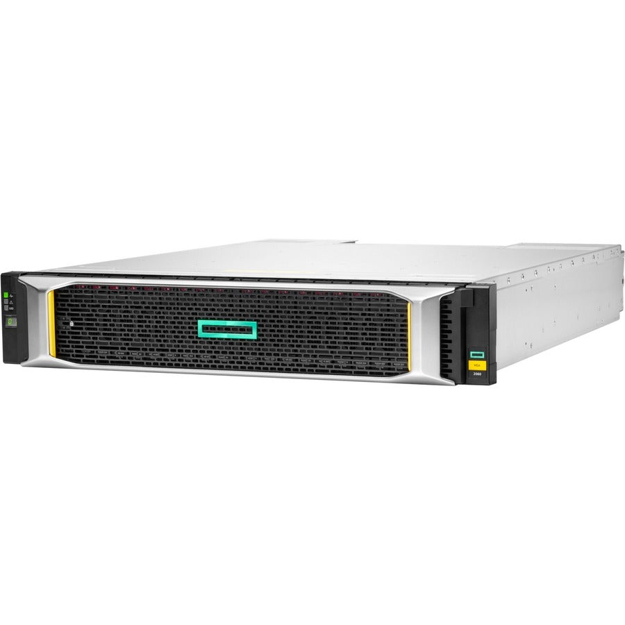HPE MSA 2060 10GBASE-T iSCSI SFF Storage - 24 x HDD Supported - 0 x HDD Installed - 24 x S
