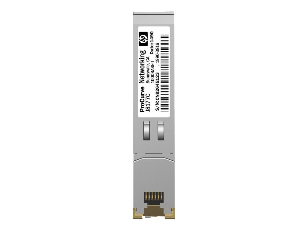 HPE TDSourcing - SFP (mini-GBIC) transceiver module - 1GbE - 1000Base-T - RJ-45 - refurbished - for HPE 1810, 1910, 20p