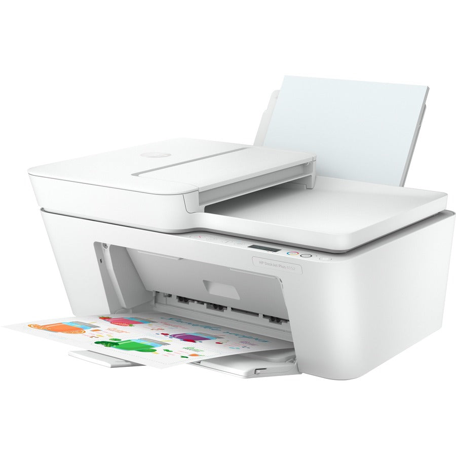 HPI SOURCING - CERTIFIED PRE-OWNED DeskJet Plus 4152 Wireless Inkjet Multifunction Printer - Refurbished - Color