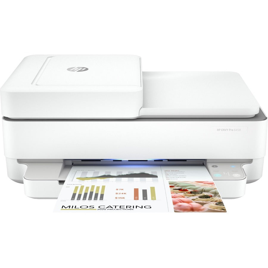 HPI SOURCING - CERTIFIED PRE-OWNED ENVY Pro 6458 Wireless Inkjet Multifunction Printer - Refurbished - Color - Outgoing Fax Only