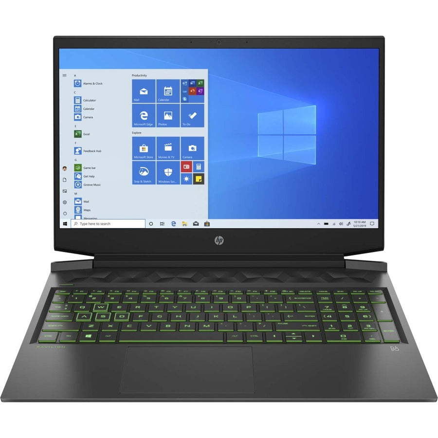 HPI SOURCING - CERTIFIED PRE-OWNED Pavilion Gaming 16-a0000 16-a0032dx 16.1" Gaming Notebook - Full HD - 1920 x 1080 - Intel Core i5 10th Gen i5-10300H Quad-core (4 Core) 2.50 GHz - 8 GB Total RAM - 512 GB SSD - Shadow Black - Refurbished