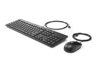 HPI SOURCING - NEW Business Slim Keyboard and Mouse - USB Cable Keyboard - USB Cable Mouse