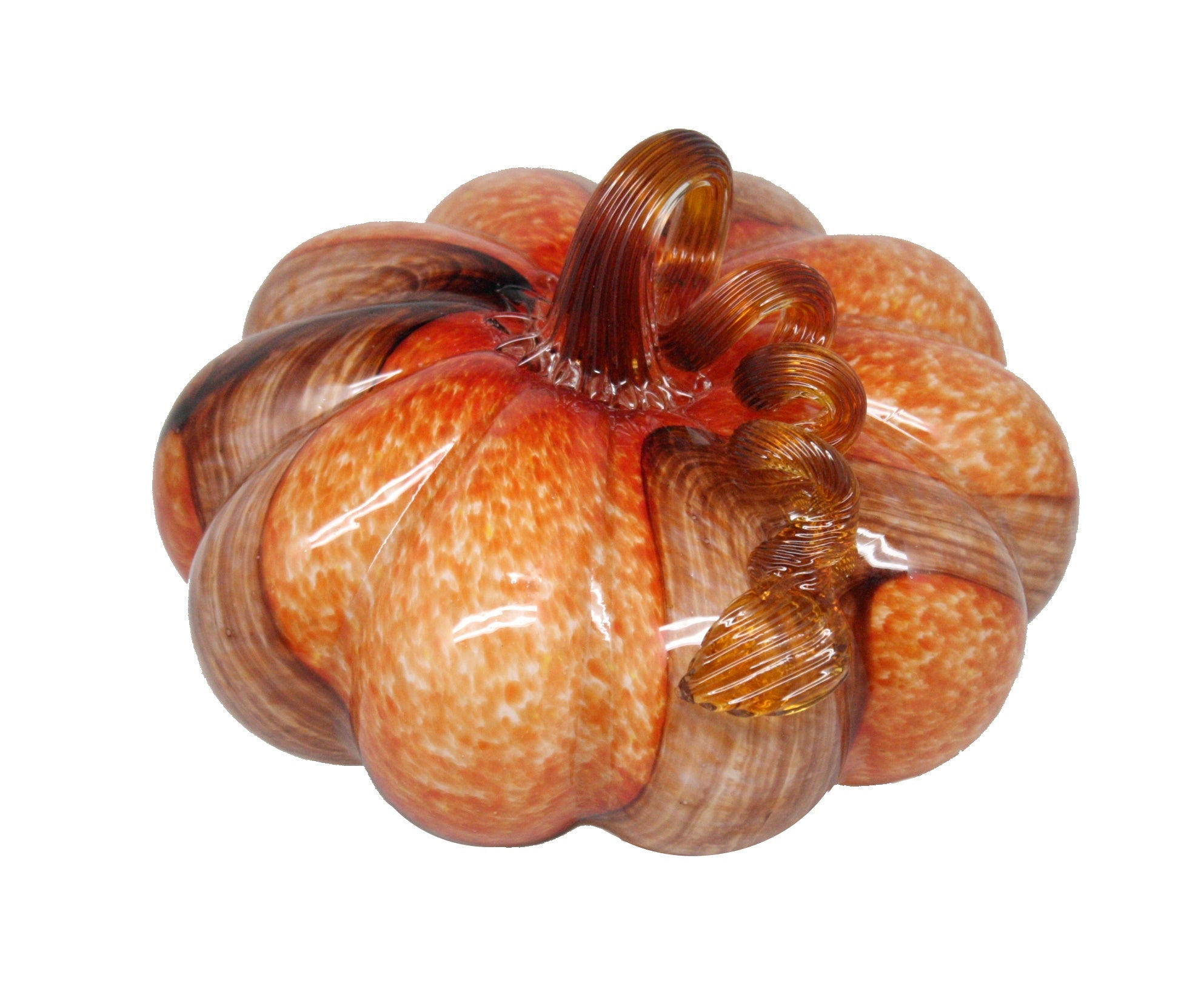 Handblown Glass Pumpkin -