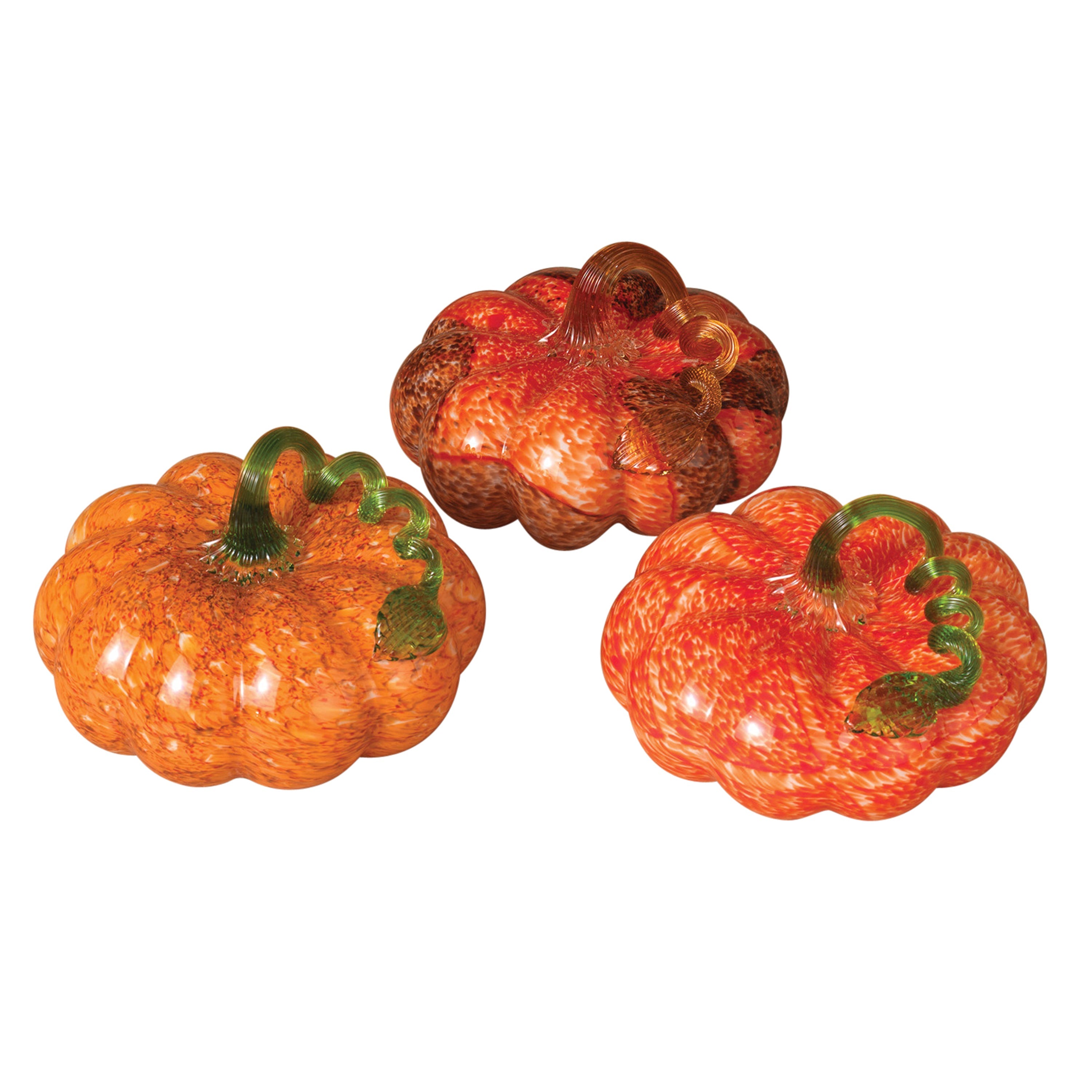 Handblown Glass Pumpkin -