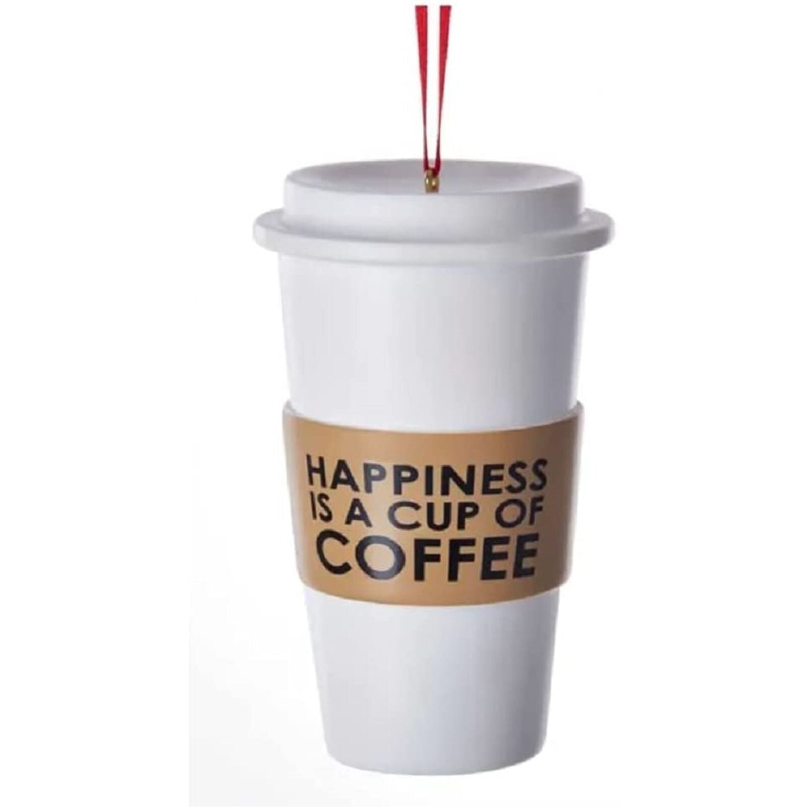 Happiness is a Cup of Coffee - Ornament