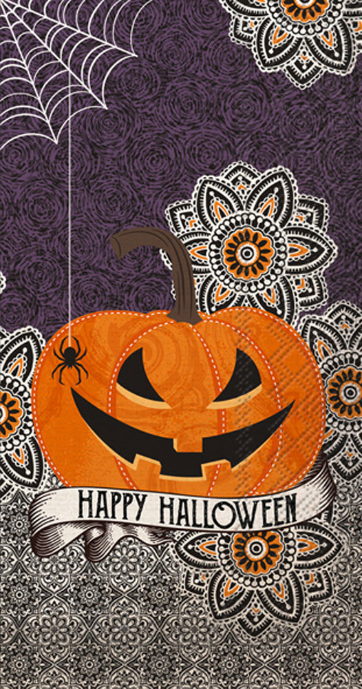 Happy Halloween Pumpkin - Guest Towel