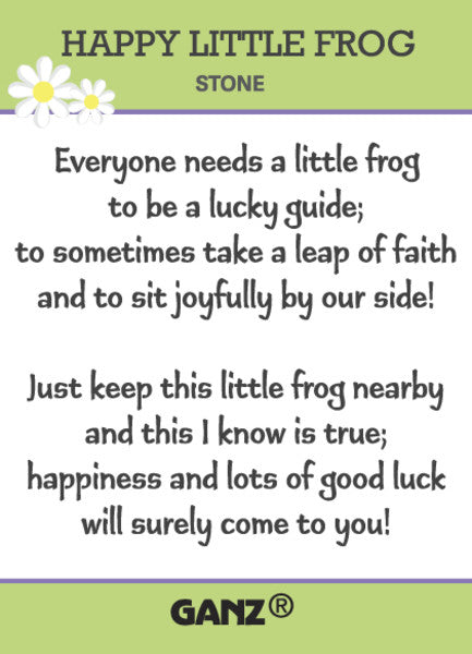 Happy Little Frogs Stone