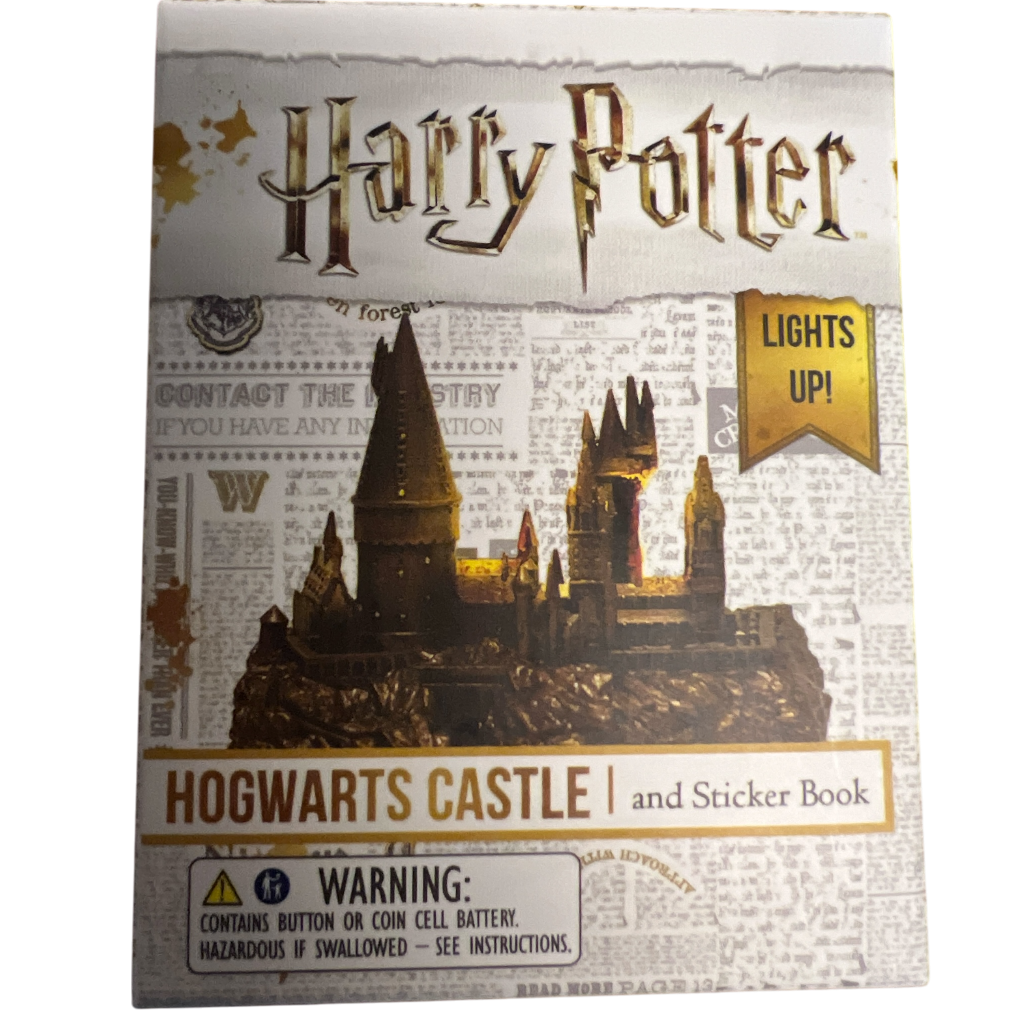 Harry Potter Hogwarts Castle and Sticker Book: Lights Up!