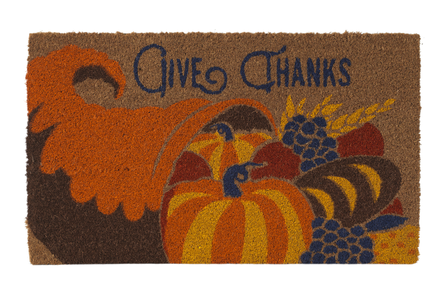 Harvest Coir Doormat - Give Thanks