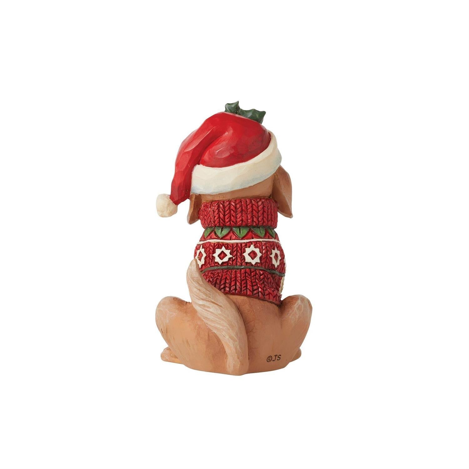 Heartwood Creek Mini Christmas Dog Figurine