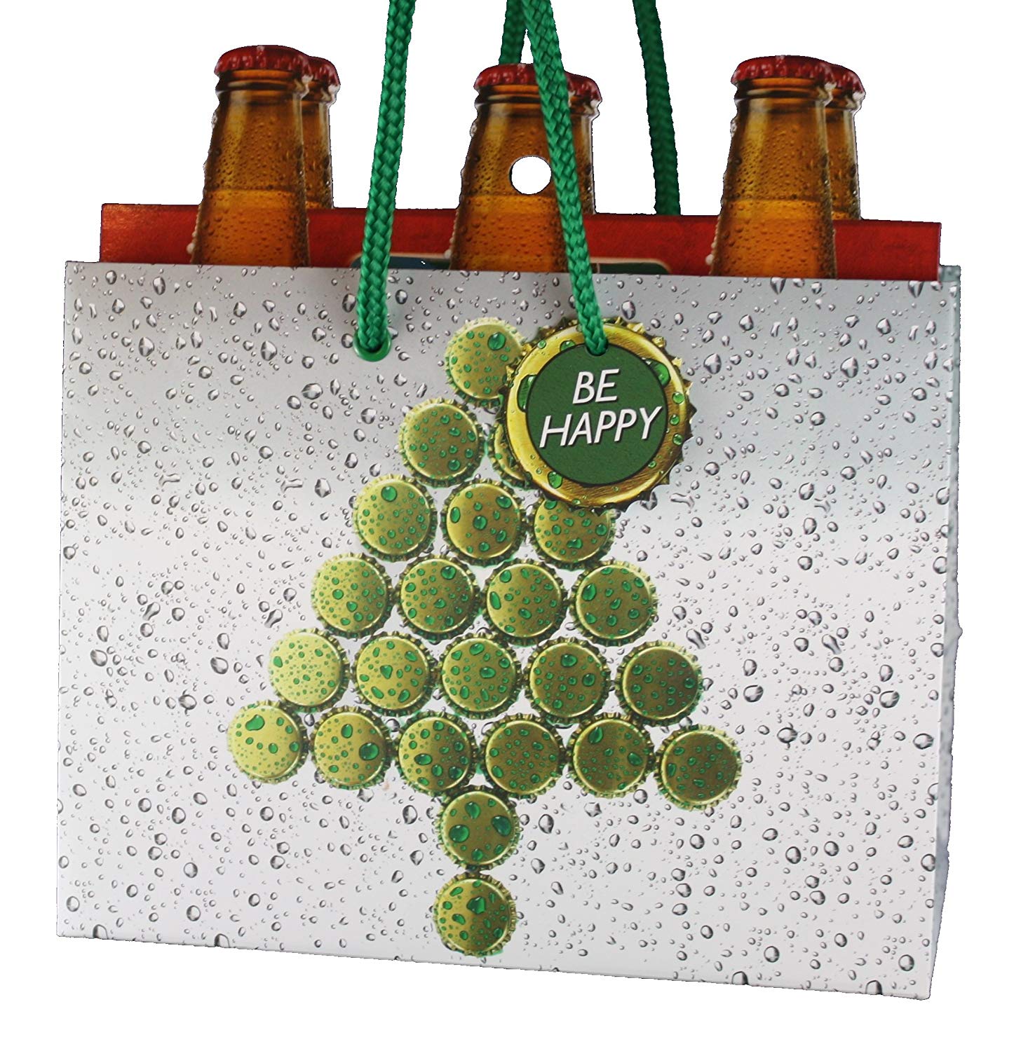 Heavyweight Gift Bag for 6-packs - Bubble Tree
