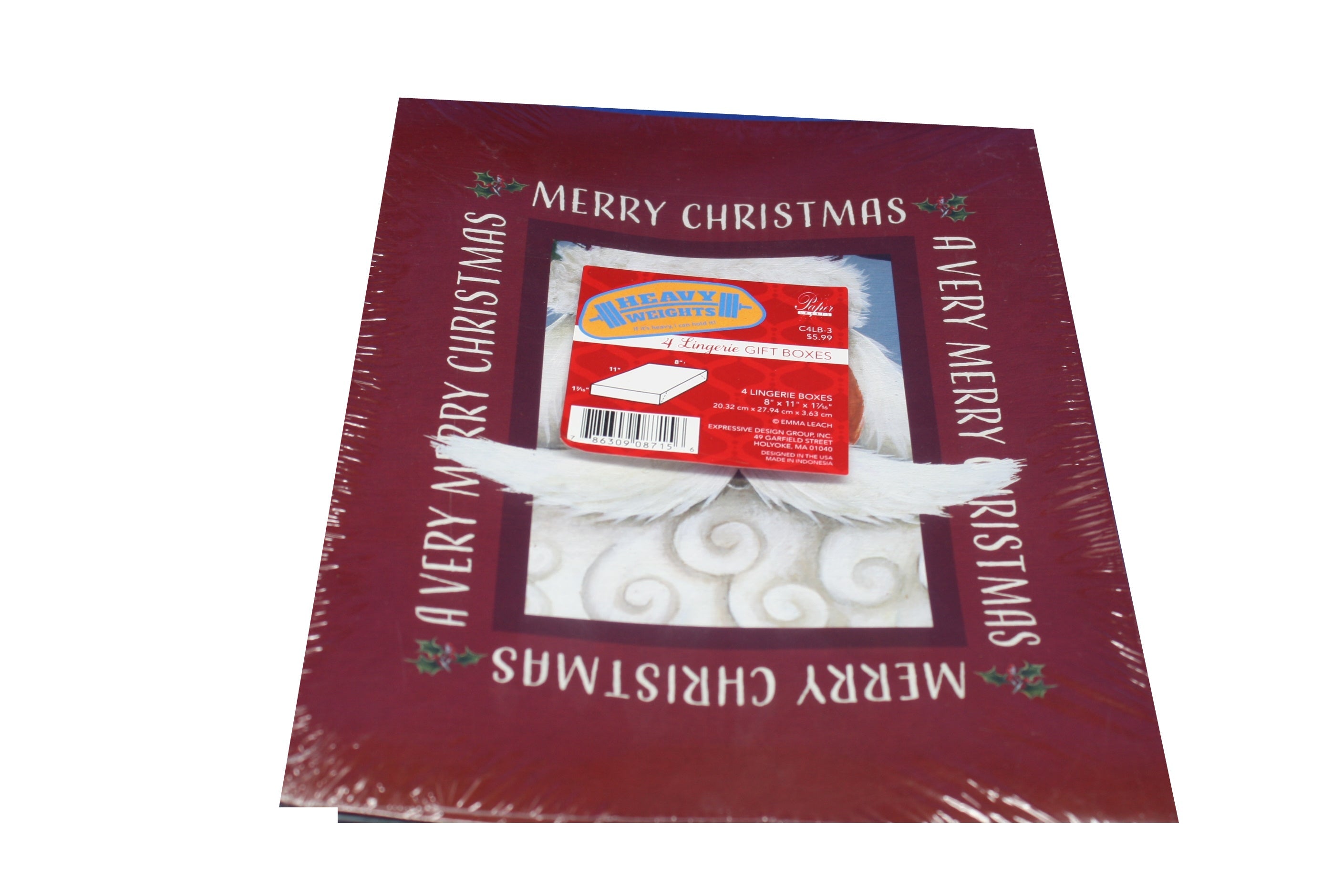 Heavyweight Lingerie Gift Box - Santa 4 Pack