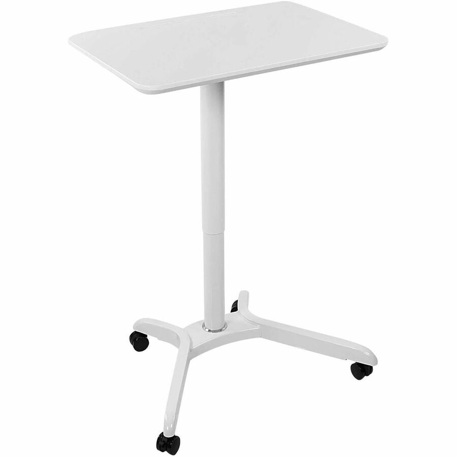 Height Adjustable Laptop Cart - Mobile Standing Workstation | Mount-It! MI-7975