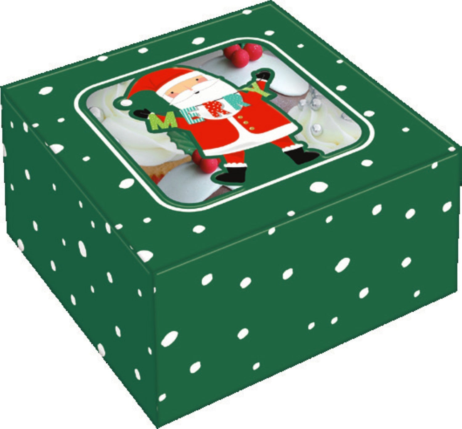 Holiday Bakery Box - Light Green