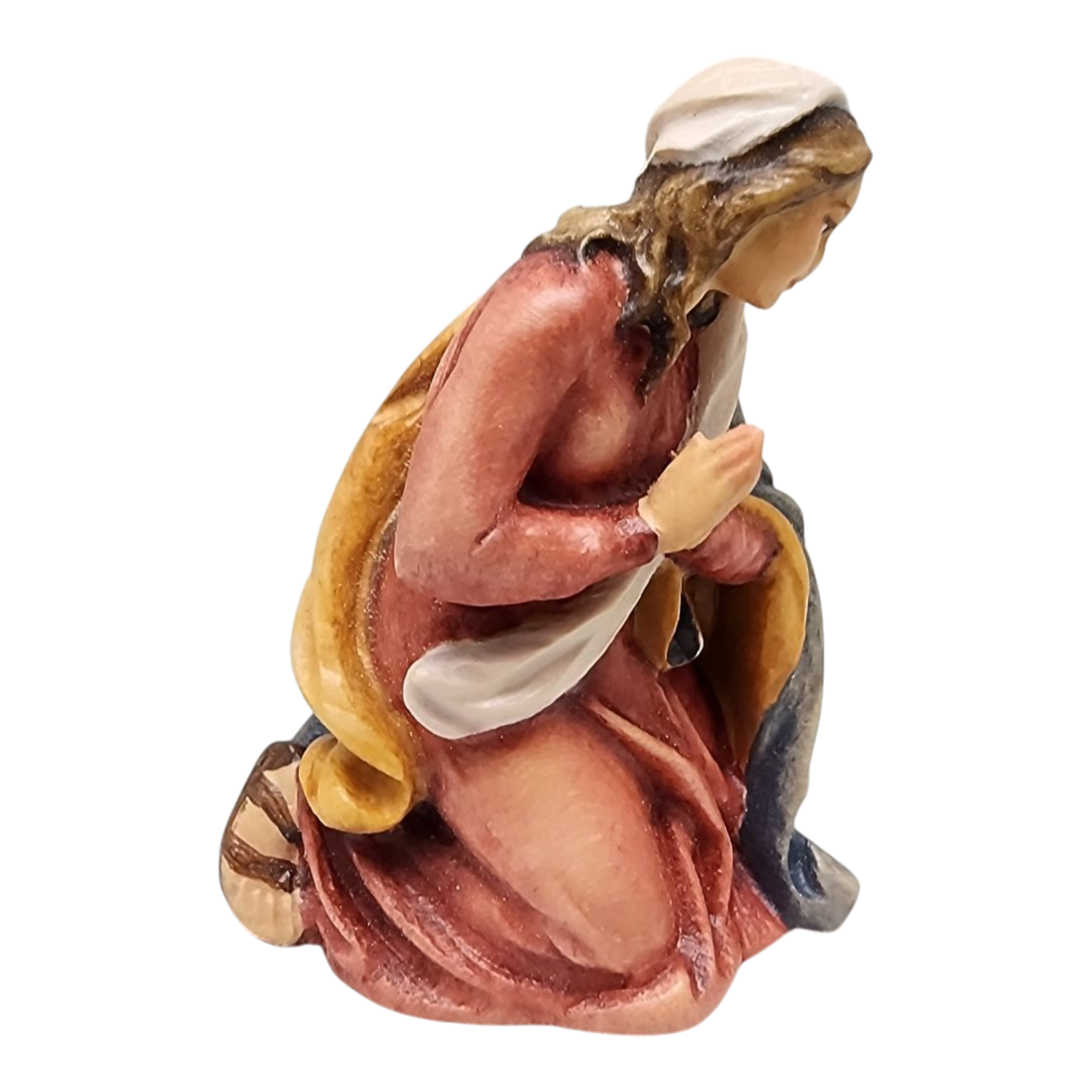 Holy Family - Hand Carved in Wood - 10cm (4 inch)