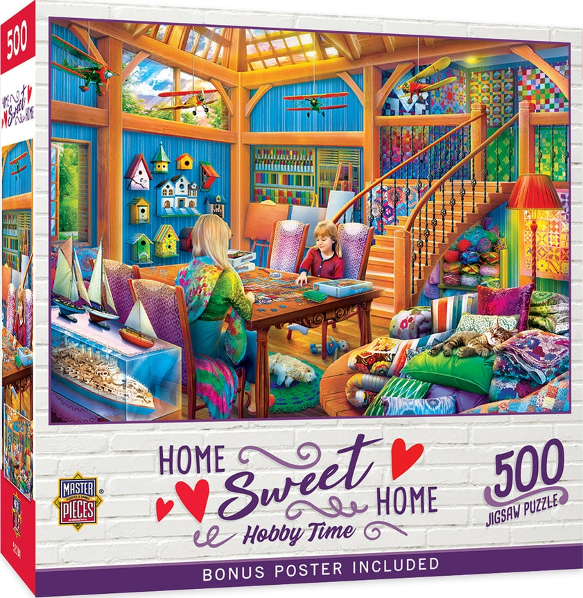Home Sweet Home - Hobby Time 500 Piece Puzzle
