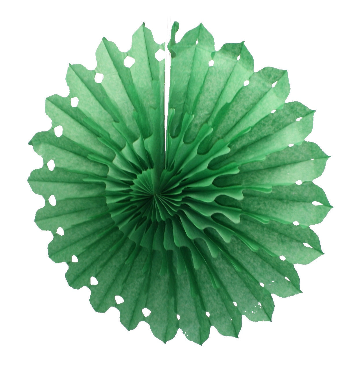 Honeycomb Snowflake Party Decoration - Green - 18 inches