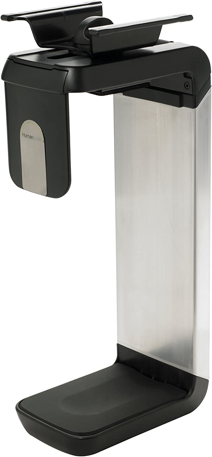 Humanscale Cpu Holder In In Brushed Aluminium Or Black CPU600