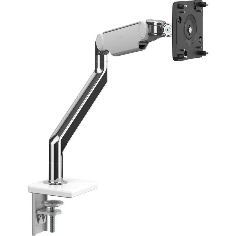 Humanscale M21CMWBTB Clamp Mount for Monitor - Polished Aluminum, White - Height