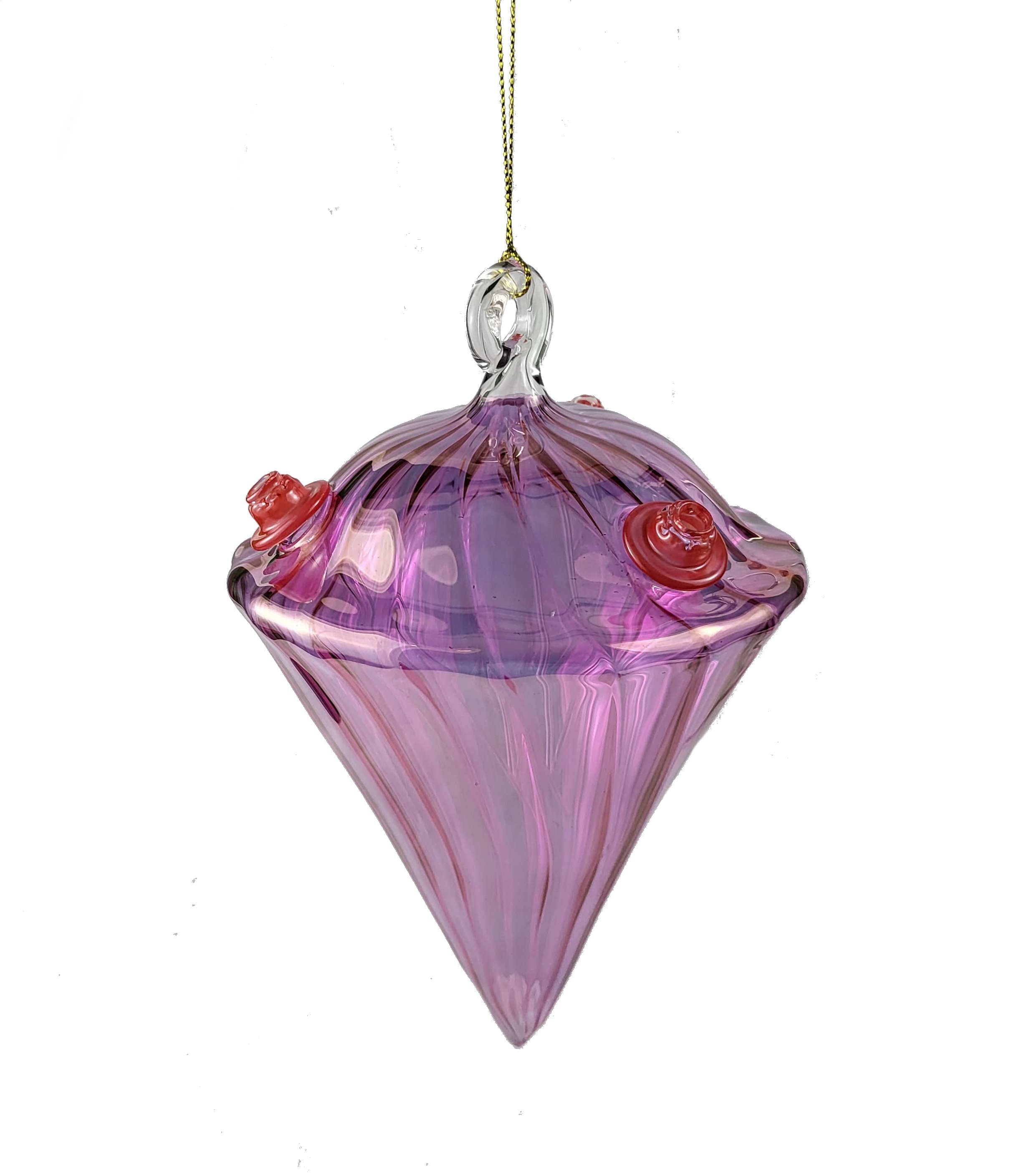 Hummingbird Feeder - Triple Feeder Diamond - Purple
