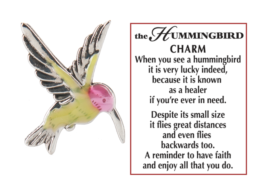 Hummingbird Pocket Charm
