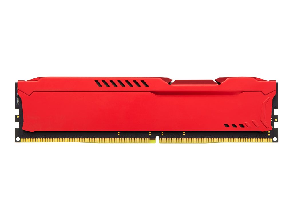 HyperX FURY - DDR4 - module - 16 GB - DIMM 288-pin - 3200 MHz / PC4-25600 - CL18 - 1.2 V - unbuffered - non-ECC - red