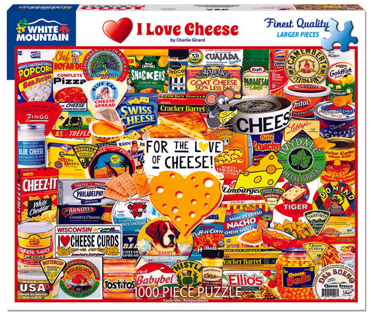 I Love Cheese - 1000 Piece Jigsaw Puzzle