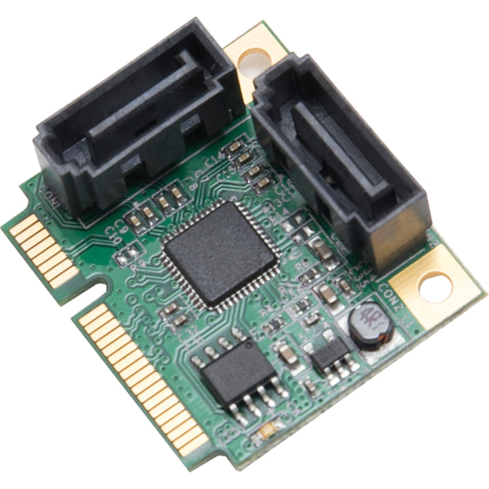 IO Crest Half Height 2 Port SATA III RAID Mini PCI-e 2.0 Card SI-MPE40095