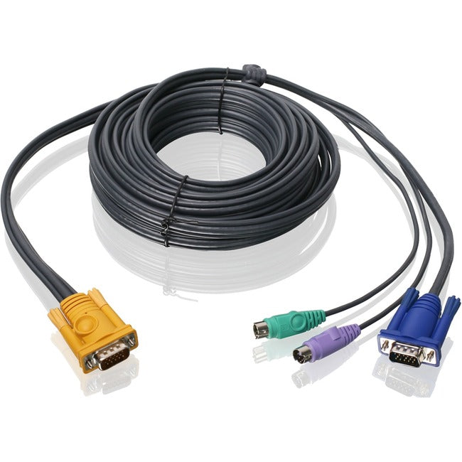 IOGEAR 20 ft PS/2 KVM Cable (TAA Compliant) G2L5206PTAA