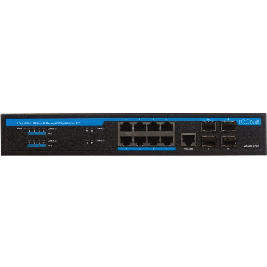 Iccn Ethernet Switch Wp6012-8Poe-Iccn