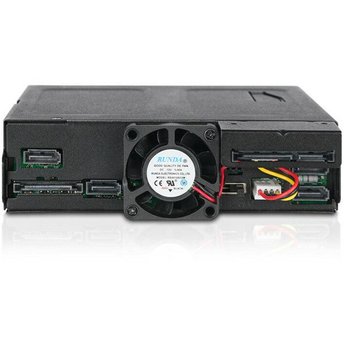 Icy Dock Tougharmor Mb604Spo-B 4X 2.5 Inch Sas & Sata Ssd/Hdd & (Ultra) Slim Odd Backplane Cage