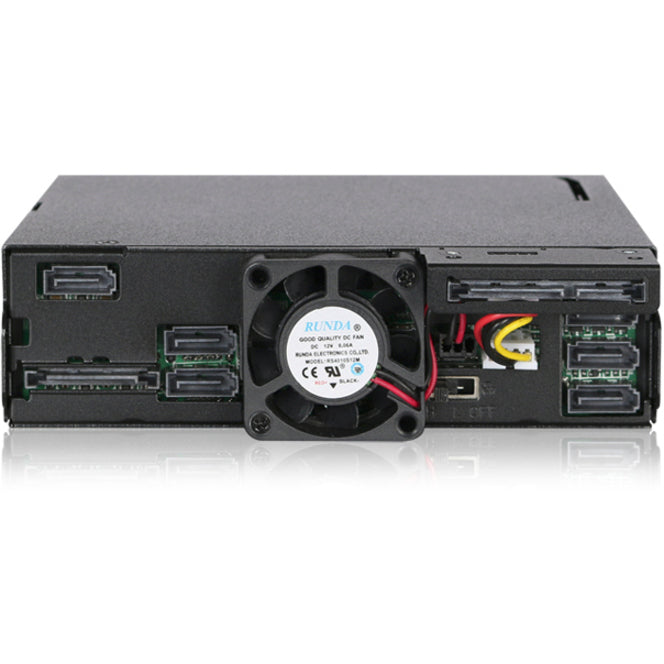 Icy Dock Tougharmor Mb606Spo-B Drive Enclosure For 5.25" - Serial Ata/600 Host Interface Internal - Black