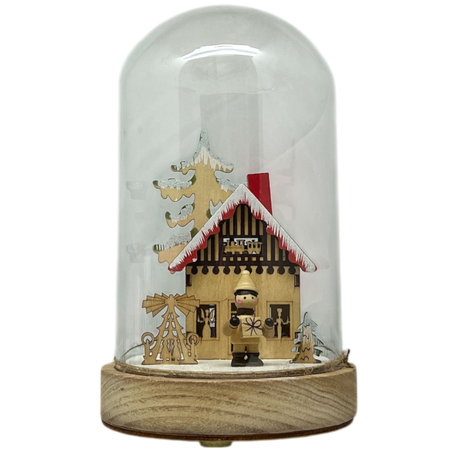 Illuminated Winter Village Domes -