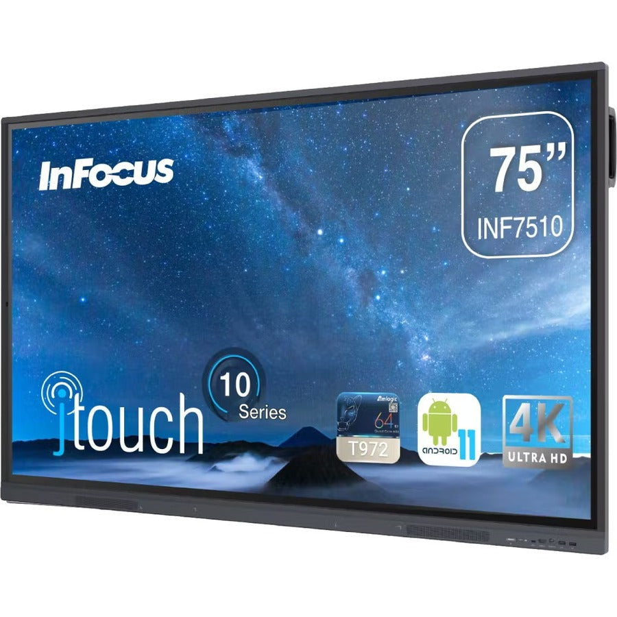 InFocus JTouch INF7510 Collaboration Display /W Mount - 75 LCD - ARM Cortex A55 1.40 GHz -
