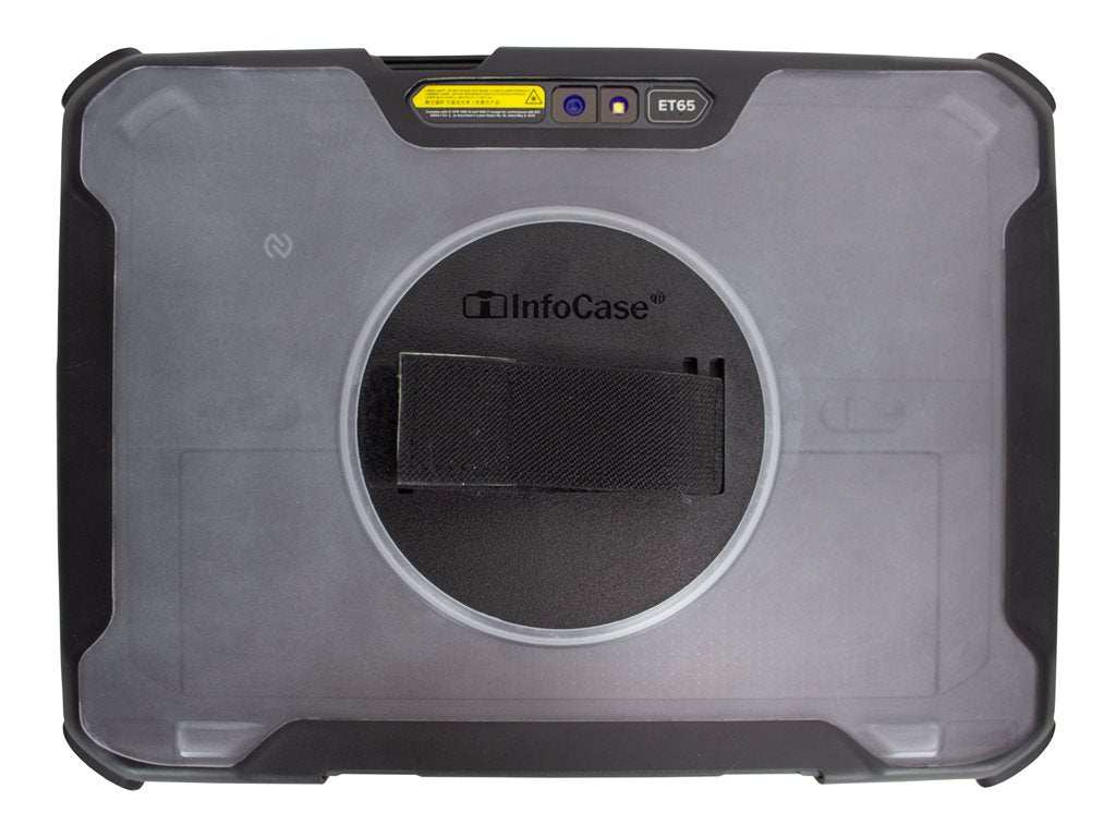 InfoCase - Back cover for tablet / payment terminal - rugged - with rotating hand strap - polycarbonate, thermoplastic polyurethane FM-SNP-ET6X-RHS