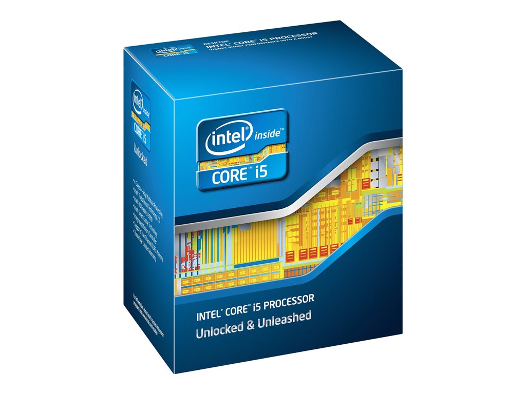 Intel Core i5 2500K - 3.3 GHz - 4 cores - 4 threads - 6 MB cache - LGA1155 Socket - Box