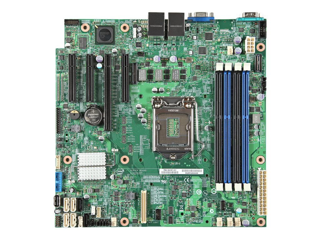 Intel Server Board S1200V3RPL - Motherboard - micro ATX - LGA1150 Socket - C226 Chipset - USB 3.0 - 2 x Gigabit LAN -