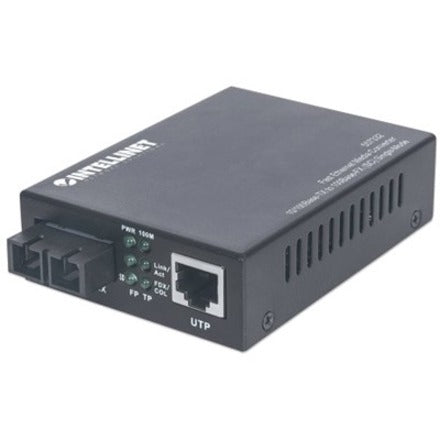 Intellinet Fast Ethernet Single Mode Media Converter, 10/100Base-Tx to 100Base-Fx (SC)