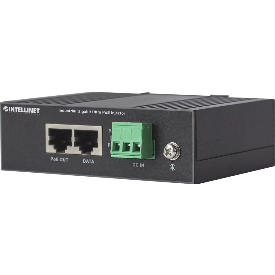 Intellinet Industrial Gigabit Ultra PoE Injector, 1 x 60 W Port, IEEE 802.3bt/at/af Power 561389