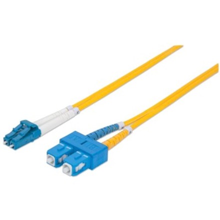 Intellinet Network Solutions Fiber Optic Patch Cable, LC/SC, OS2, 9/125, Single-Mode, 473965