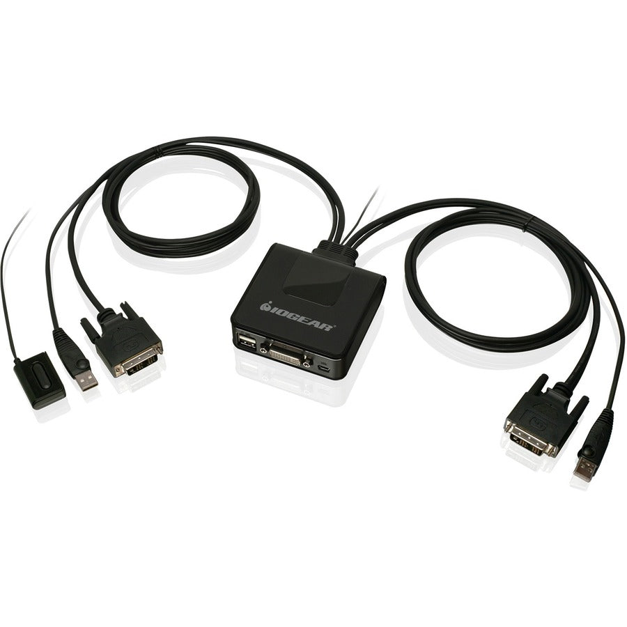 Iogear 2-Port Usb Dvi Cable Kvm Switch
