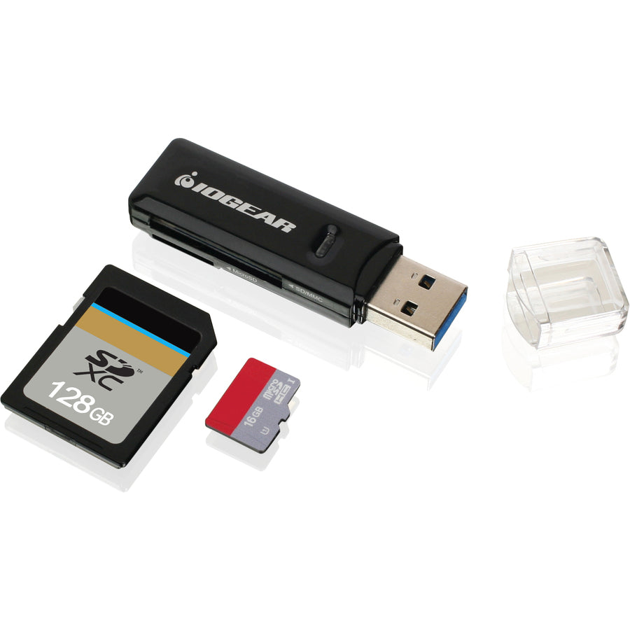Iogear Compact Usb 3.0 Sdxc/Microsdxc Card Reader/Writer