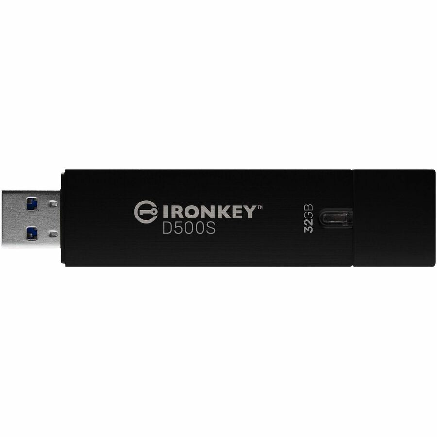 IronKey D500S 32GB USB 3.2 (Gen 1) Type A Flash Drive - 32 GB - USB 3.2 (Gen 1) Type A -