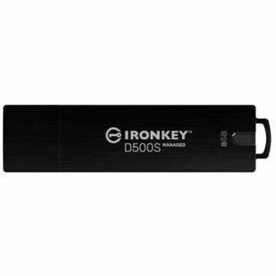 IronKey D500SM 8GB USB 3.2 (Gen 1) Type A Flash Drive - 8 GB - USB 3.2 (Gen 1) Type A -
