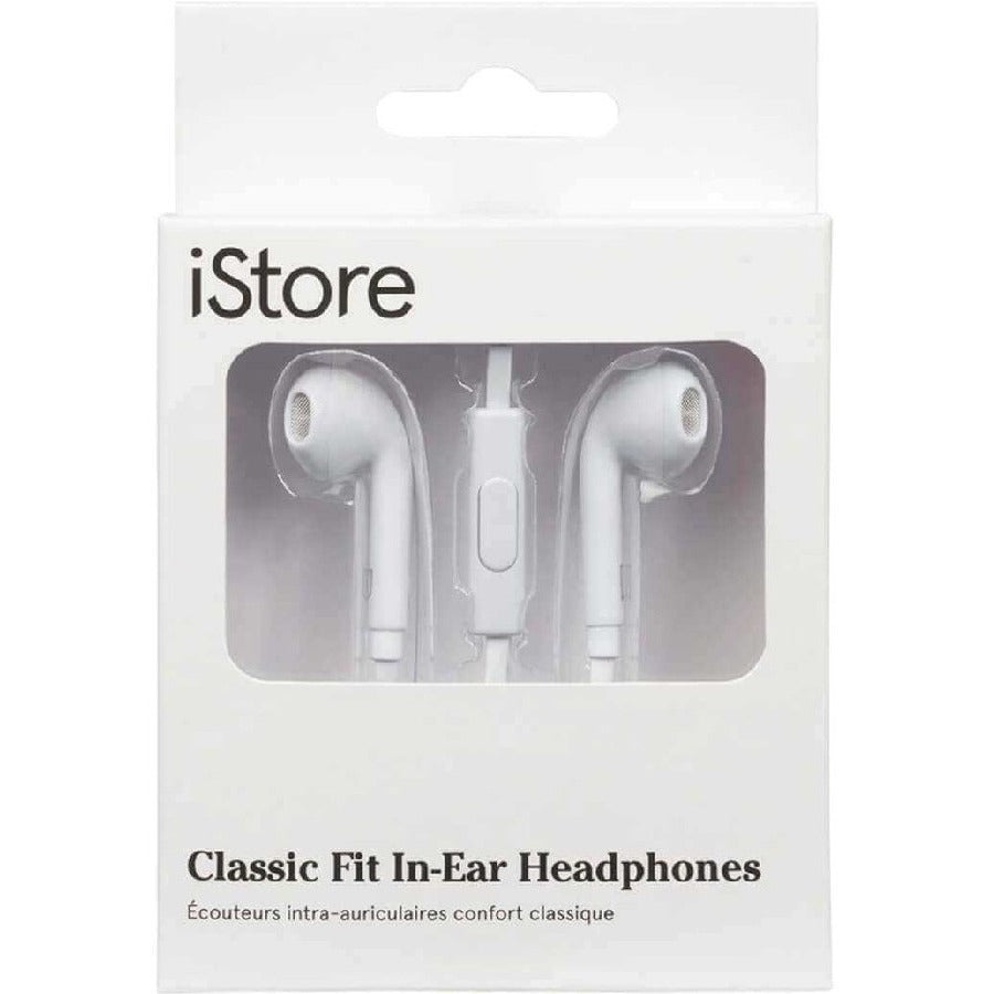Istore Tangle-Free Earbuds,White