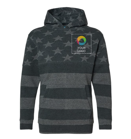 J. America Triblend Youth Hoodie – Super Soft, Modern Comfort for Everyday Style