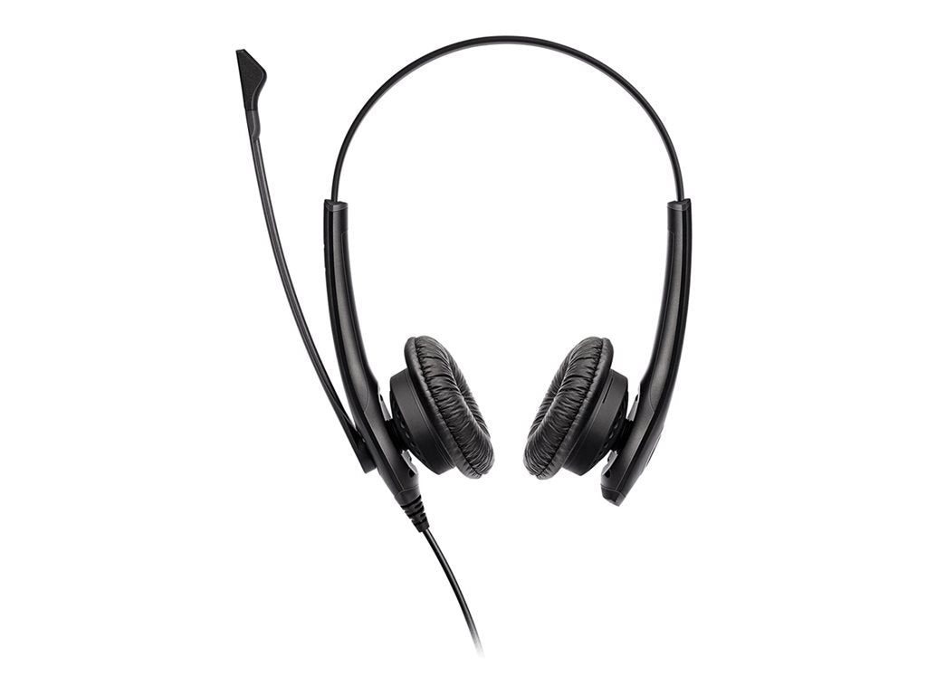 Jabra BIZ 1100 USB Duo - Headset - on-ear - wired - USB - black - academic - Certified for Microsoft Teams, Zoom Certified 1159-0159-EDU