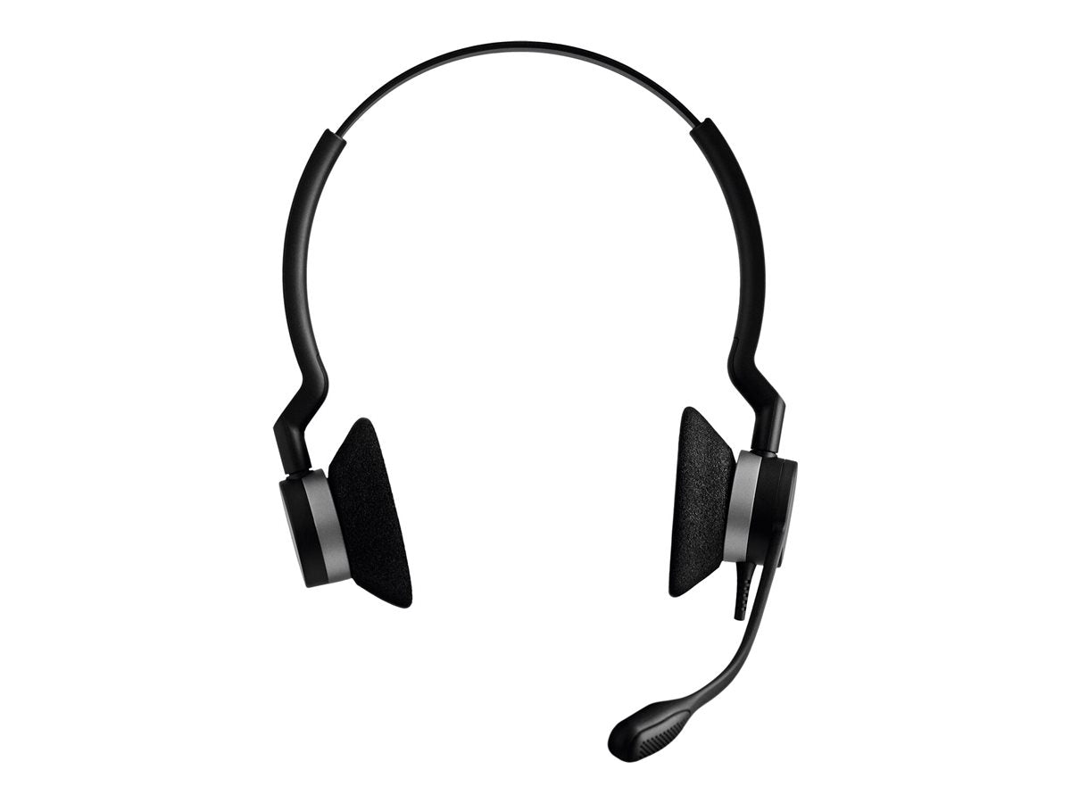 Jabra BIZ 2300 QD Duo - Headset - on-ear - wired - Quick Disconnect 2309-820-105